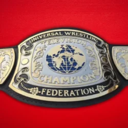 Buzz Sawyer UWF Television Championship Belt