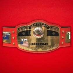 NWA Red Championship Title Belt