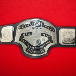 ROH Six Man Tag Team Championship Title Belt