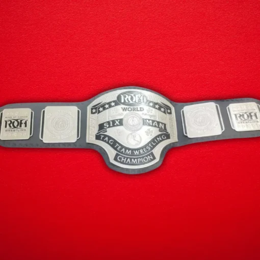 ROH Six Man Tag Team Championship Title Belt