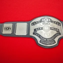 ROH Six Man Tag Team Championship Title Belt