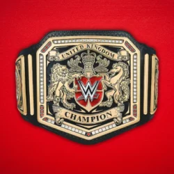 WWE United Kingdom Champion Wrestling Title Belt