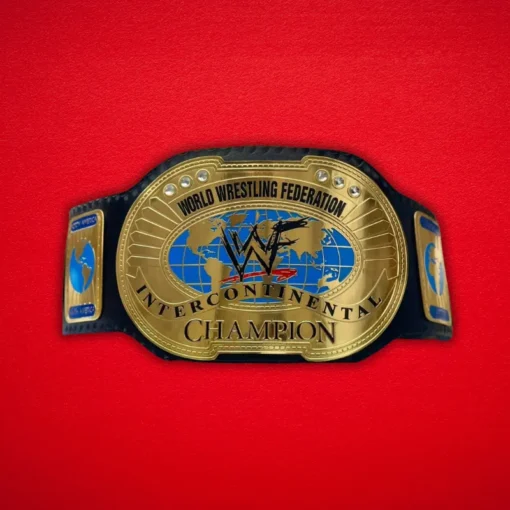 WWF Oval IC Intercontinental Championship Title Belt