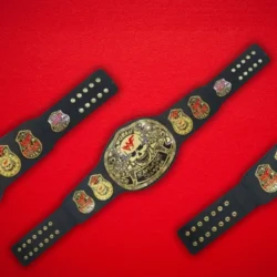 WWF Wrestling Championship Smoking Skull Belt