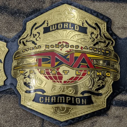 New TNA World Heavyweight Championship belt center plate